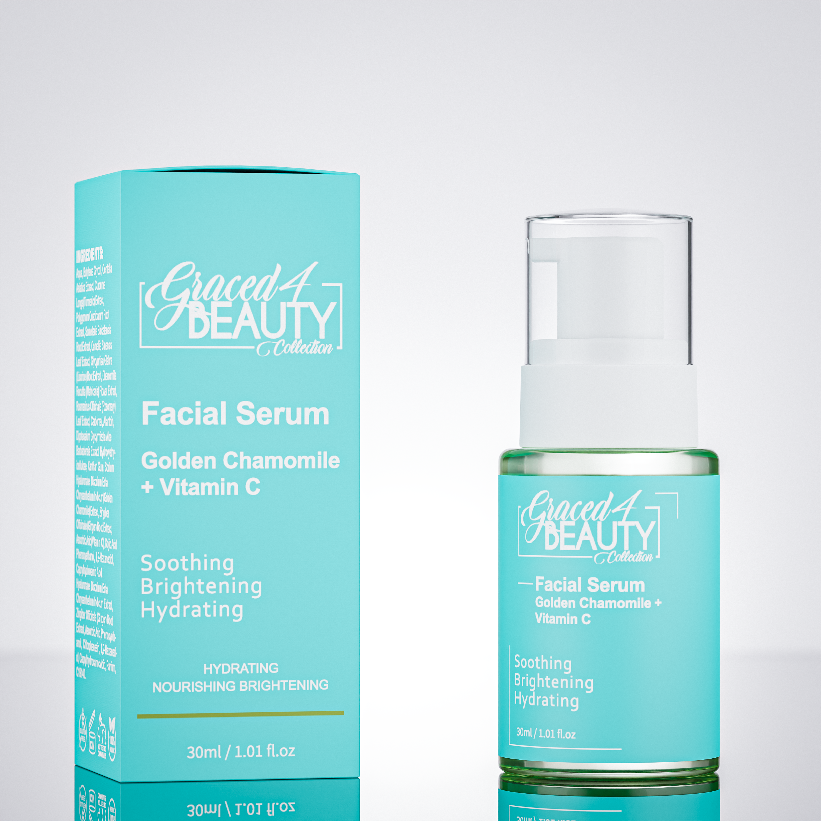 Organic Brightening Facial Serum